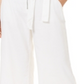 INC Concepts Women Frayed Zip-Front Culottes Wide Leg Pant Size 8 32 X 25 White Size 8