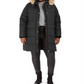 Maralyn & Me Women's Juniors' Plus Size Faux-Fur-Trim Hooded Puffer Coat Black Size 1X