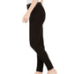Eileen Fisher Women's Pull on Textured Skinny Leggings Black Size Medium