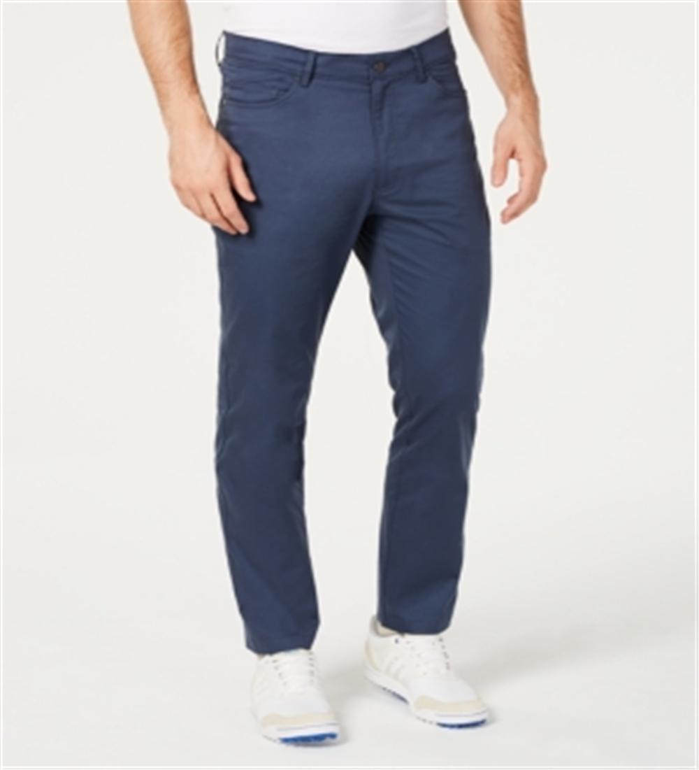 Attack Life by Greg Norman Men's Slim Fit Performance Athletic Pants Blue Size 30X30