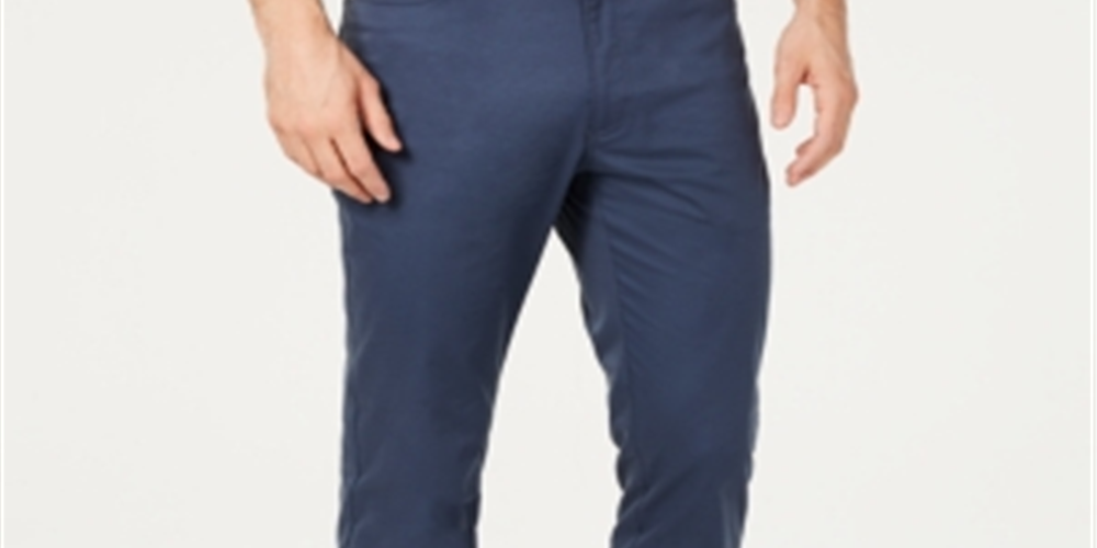 Attack Life by Greg Norman Men's Slim Fit Performance Athletic Pants Blue Size 30X30