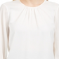Calvin Klein Women's Button Cuff Top White Size Petite XS