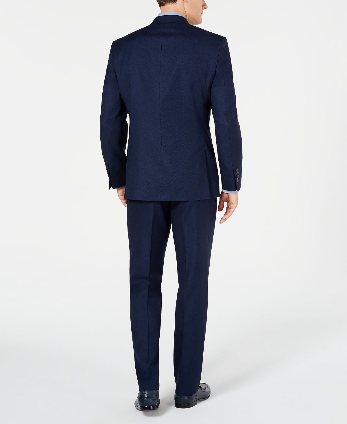 Marc New York Men’s Modern Fit Stretch Suit Blue Size 46