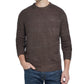 Weatherproof Vintage Men's Heathered Striped Crewneck Sweater Red Size Medium
