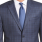 Michael Kors Men's Easy Care Collared Slim Fit Dress Shirt Blue Size 50