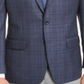 Michael Kors Men's Easy Care Collared Slim Fit Dress Shirt Blue Size 50