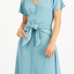 Alfani Women's Tie Front Dress Green Size XX-Large