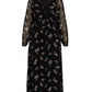 City Chic Women's Gentle Floral Dress Black Size 24W