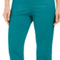 JM Collection Women's Studded Pull-on Tummy Control Pants Regular and Short Lengths Blue Size XS