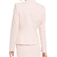 Calvin Klein Women's Asymmetrical Front Blazer Pink Size 2 Petite