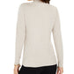 Style & Co Women's Long Sleeve Turtleneck Top Beige Size XXL