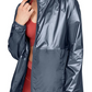 Under Armour Women's Storm Metallic Hooded Jacket Silver Size Medium