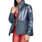 Under Armour Women's Storm Metallic Hooded Jacket Silver Size Medium