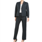 Le Suit Women's Notch Collar Hidden Pockets Two Button Blazer Navy Size 2 Petite