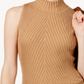 INC International Concepts Women's  Mock-Neck Sweater Beige Size XL