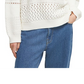 French Connection Women's Trista Pointelle Knit Pullover White Size Medium