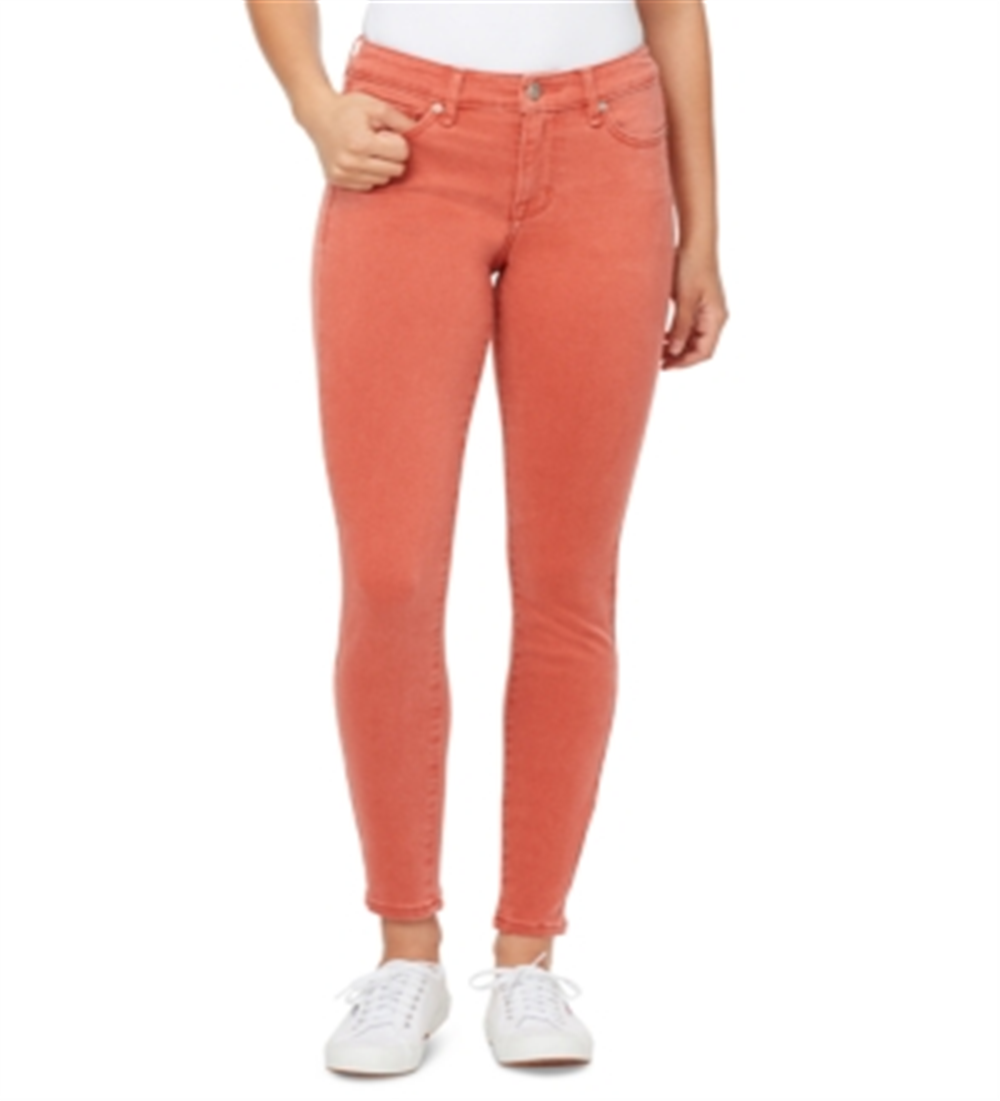 William Rast Women's Perfect Ankle Skinny Jeans Orange Size 26