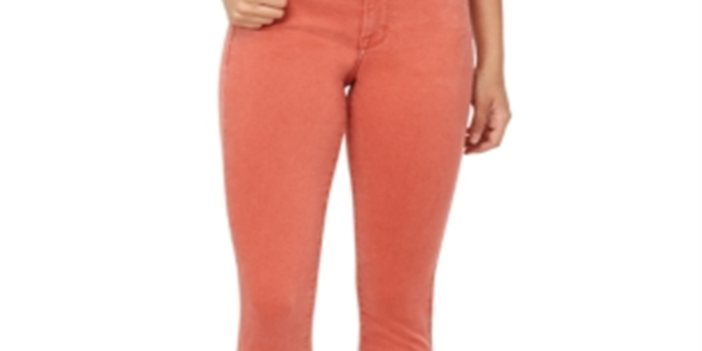William Rast Women's Perfect Ankle Skinny Jeans Orange Size 26