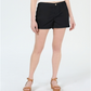 Maison Jules Women's Flat Front Chino Shorts Black Size 14