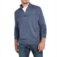 Weatherproof Vintage Men's Sweater Soft Touch Knit 1/4 Zip Pullover Blue  Size XL