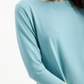 Alfani Women's Sheer Crossover Hem Tunic Green Size Medium