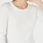 Maison Jules Women's Crewneck Pullover Sweater White Size X-Large