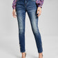 CeCe Embellished Skinny Jeans Blue Size 28
