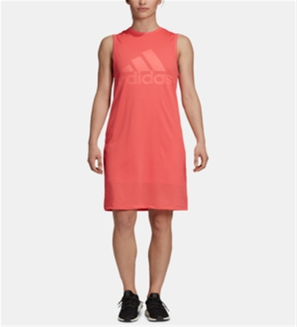 Adidas Women's Sport Id Dress, Prism Pink/White Size Medium