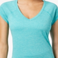 Ideology Women's Rapidry Heathered Performance T-Shirt Blue Size Small