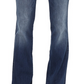 7 For All Mankind Women's Denim Pants Coastal Bootcut Jeans Blue Size 28