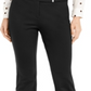 Alfani Women's High Rise Tummy Slimming Trouser Pants Black Size 10