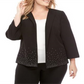 Kasper Women's Suit Wear to Work Jacket Black Size 24W