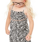 Epic Threads Toddler Girl's Zebra Print Dress BlackSize 2T