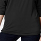 INC International Concepts Women's Cold Shoulder Hardware Top Black Size Petite L