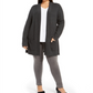 Style & Co Women's Thermal Cardigan Gray Size 2X