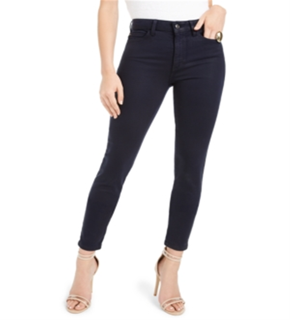 Guess Women's 1981 Coated Skinny Jeans Blue Size 29