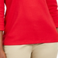 Karen Scott Women's Solid 3/4 Sleeve T-Shirt Top Red Size Petite X-Large