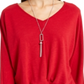 BCX Junior's Twist Front Top Red Size XL