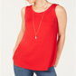 Style & Co Women's Swing Tank Top Pink Size Petite X-Small