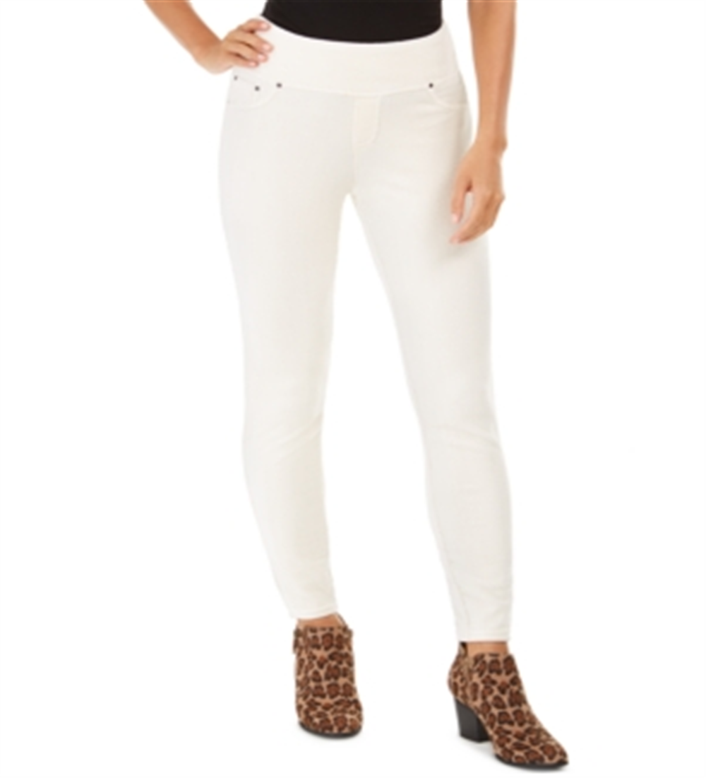 Style & Co Women's Skinny Corduroy Pants Brown Size Large