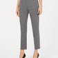 Calvin Klein Women's Pinstripe Straight Leg Pants Gray Size 4