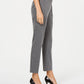 Calvin Klein Women's Pinstripe Straight Leg Pants Gray Size 4