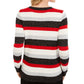 Charter Club Women's Striped Sweater Black Size Petite L