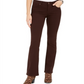 Style & Co Women's Tummy Control Bootcut Jeans Brown Size 14X4