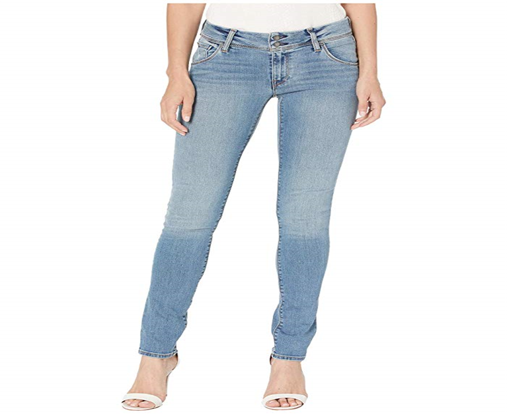 Hudson Women's Collin Mid Rise Skinny Jeans Blue Size 31