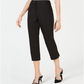 Alfani Women's Front Tab Slim Stretch Dress Pants Black Size 14