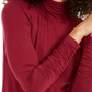 Alfani Women's Knit Ruched Top Red Size XX-Large