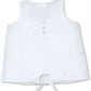 Style & Co Women's Henley Tank Top White Size Petite Medium
