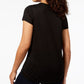 Style & Co Women's Graphic T-Shirt Black Size XXL