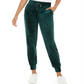 Ideology Women's Velour Joggers Green Size X-Large